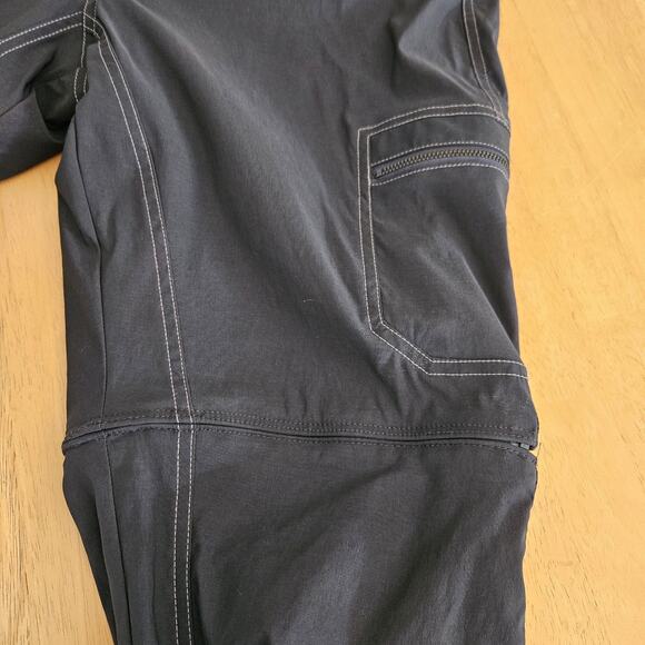 Kuhl Kliffside Convertible Hiking Pants Gray Cargo Pocket Sz 16 Reg EUC - Picture 10 of 13